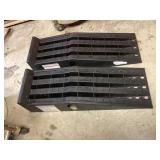 Pair Pittsburgh plastic car ramps