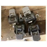 4 cargo buckles tie downs