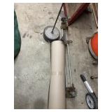 Lathe, wheels, roll heavy paper