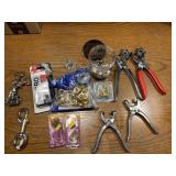 Snap Fastener tools w/snaps & more