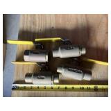 (4) 1ï¿½ ball valves