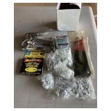 Pop rivet gun and stapler with rivets & staples