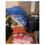 Lot of pillows, quit stuffing & more