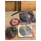 Bosch bandsaw blade & (3) 7 1/4ï¿½ saw blades