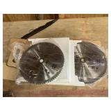 (2) 8 1/4ï¿½ carbide blades new 80 teeth