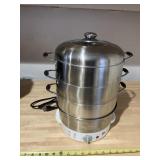 Secura 3 tier, 6 quart stainless Electric Food