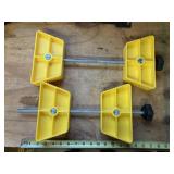 Pair trailer wheel locks
