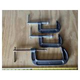 (2) 4ï¿½, (1) 6ï¿½ C clamps