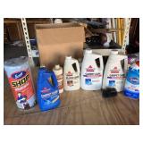 Bissel cleaners, most full & towels