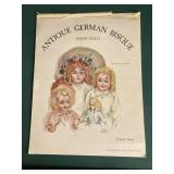 Vintage Antique German Bisque Paper Dolls
