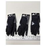 3pr Adidas womens touchscreen running gloves