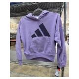 Adidas purple hoodie, size M-10/12
