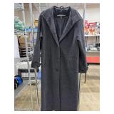 Leslie Fay wool/nylon blend long coat, size 8