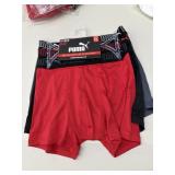 Puma 3 pk boxers, size XL-16/18