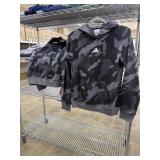 2 - Adidas Camo Hoodies, size L-14/16