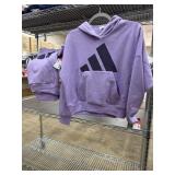2 - Adidas purple hoodies, size L-14