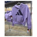 2- Adidas purple hoodies, size L - 14