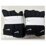 2-Nike Everyday Dri-Fit Crew cut socks 6pr/pk