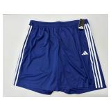 Adidas 9" training shorts, size 2xl, blue