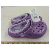 Glitter crocs size c13