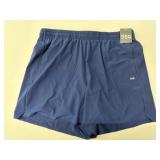 DSG 5" 2-in-1 stride shorts size XL, blue