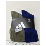 6pk Adidas Climacool, Arch Compression, crew socks
