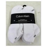 6pk Calvin Klein Cushion, no show socks, one size
