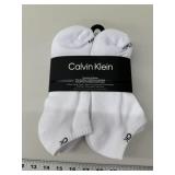 6pk Calvin Klein Cushion, no show socks, one size