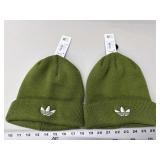 2-Adidas 1 Size Beanie, Tech Olive