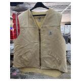 Carhartt lines vest, cotton, no size mark,used