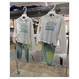 2 - Adidas childs hoodie/leggings set size 3T