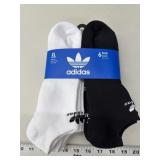 6 pr Adidas no show socks, size XL