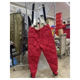 Eddie Bauer Goosedown overalls, size M, look new