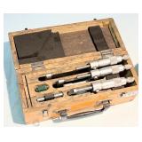 Vintage Machinists Micrometer Set