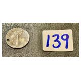 Great Britain Silver Maudy Fourpence Coin 'Groat'