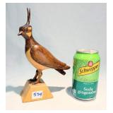 Vintage Hand Carved Wooden Bird Figurine