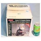 Coleman Focus 3 Propane Heater & Original Box