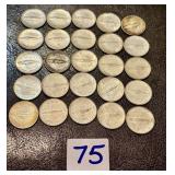 25 Canada Ten Cent Dime Coins