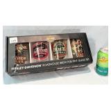 Harley Davidson Beer Pint Glass Set NIB