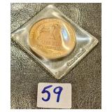 1972 CFL Football Schenley Awards Coin Token
