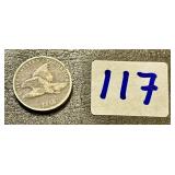 1858 USA Flying Eagle 1ï¿½ Penny Coin