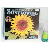 Sunflower Brad Metal Advertising Sign