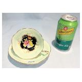 Paragon Cabbage Rose Teacup & Saucer Dbl. Warrant