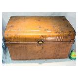 Antique Metal Trunk