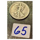 1936 Walking Liberty Half Dollar Fifty Cent Coin