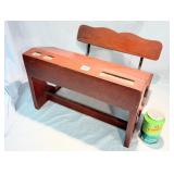 Old Fashioned Doll Sized Wooden School Desk
