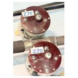 Two Penn Peer 209 Trolling Fishing Reels & Rods