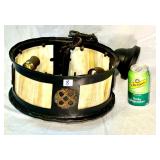 Arts & Crafts 'Gothic' Hanging Slag Glass Light