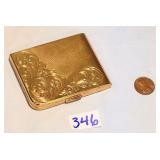 Vintage Elgin American Gold Tone Ladies Compact
