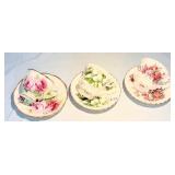 Three Royal Albert Teacup & Saucer Sets